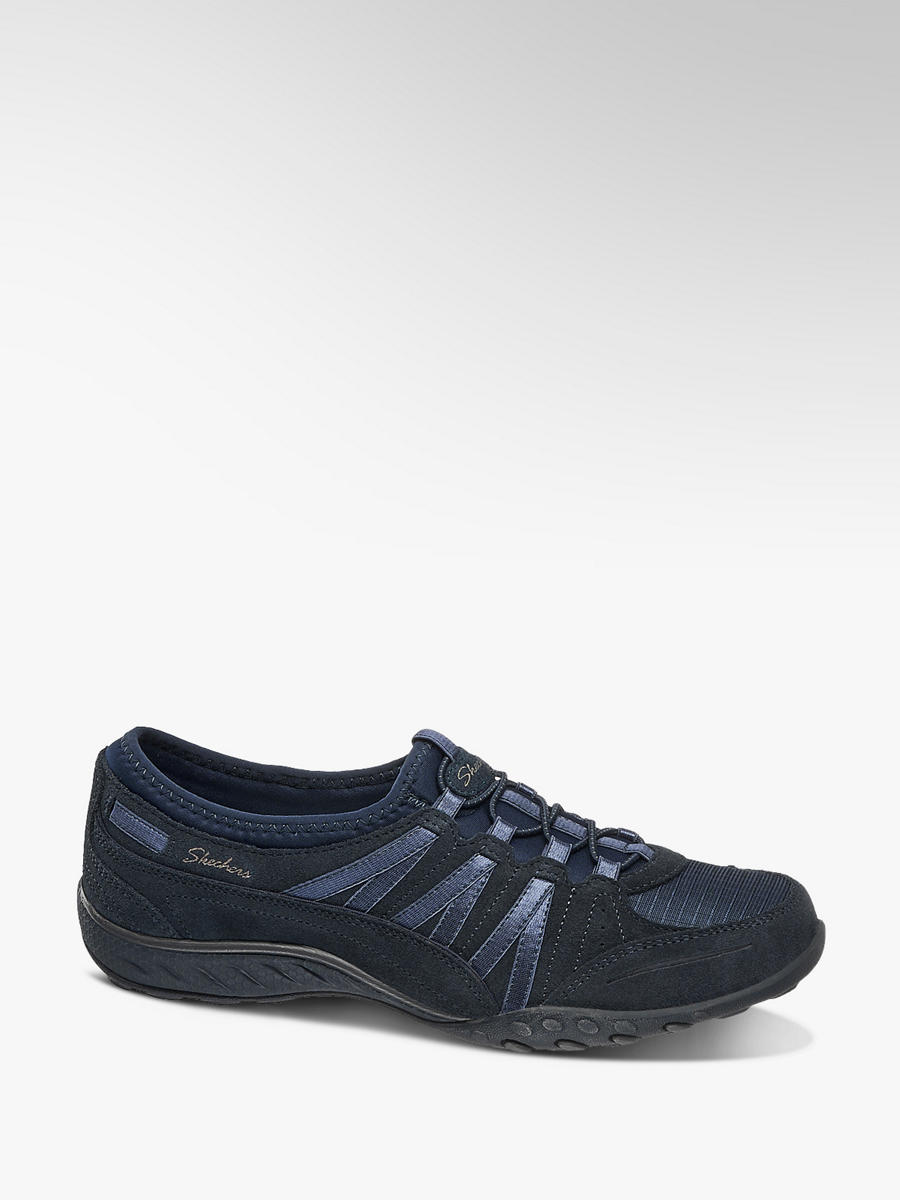 Slipper BREATHE EASY MONEYBAG von Skechers in blau DEICHMANN Skechers Breathe Easy Damen Sneakers Turnschuhe Laufschuhe